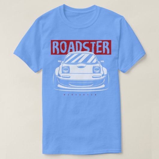 ミアータ MX5 ロードスター Tシャツ (デザイン正面)
