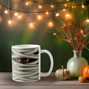 ミイアイズハロウィンオレンジID685 コーヒーマグカップ