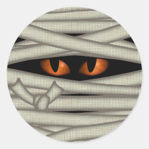 ミイアイズハロウィンオレンジID685 ラウンドシール