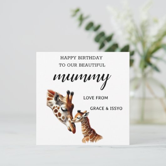 ミイママ誕生日カード シーズンカード (スタンド正面)