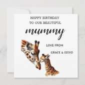 ミイママ誕生日カード シーズンカード (正面)