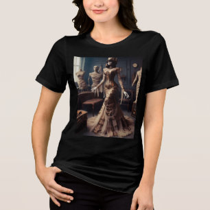 ミイムクイーンスティームパンクビクトリアンヴィンテージ トライブレンドＴシャツ