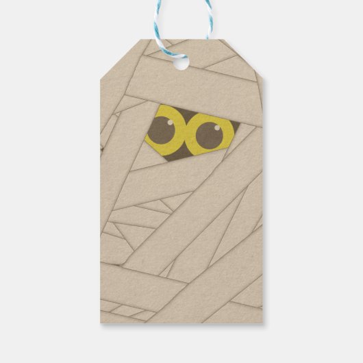 ミイムクラフト紙ハロウィーンの衣装パーティー ギフトタグ (裏面)