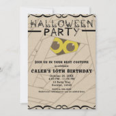 ミイムクラフト紙ハロウィーンの衣装パーティー 招待状 (正面)