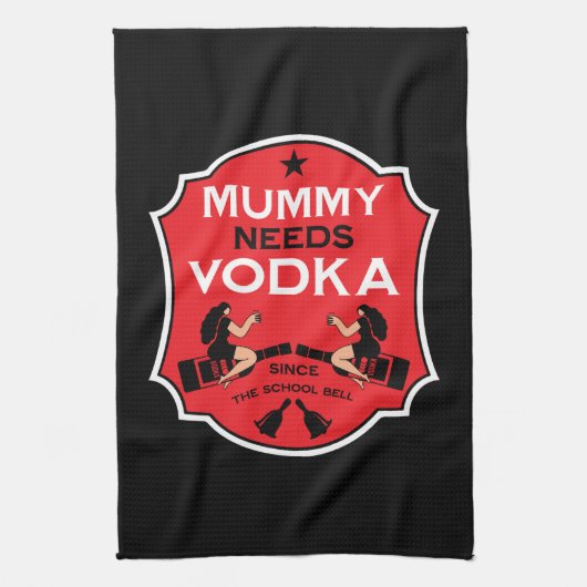 ミイムニーズVodka キッチンタオル (縦)