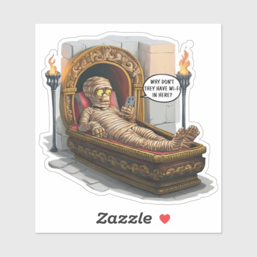 ミイラおもしろいム シール (シート)