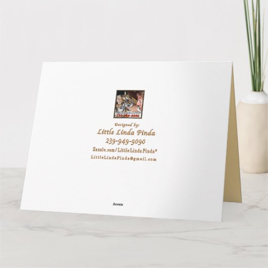 ミイラおよびパパのための金記念日カードあなたの文字 カード (裏面)