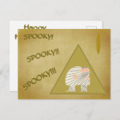 ミイラとしての不気味猫背 シーズンポストカード (正面/裏面)