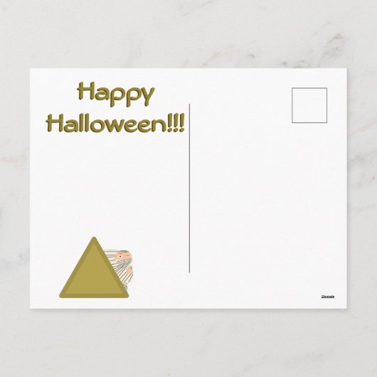 ミイラとしての不気味猫背 シーズンポストカード (裏面)