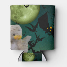 ミイラとコウモリと月 ハロウィン 缶クーラー