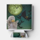 ミイラとコウモリと月 ハロウィン 缶クーラー (裏面)