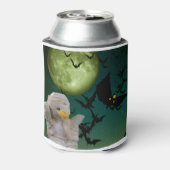 ミイラとコウモリと月 ハロウィン 缶クーラー (缶裏面)