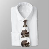 ミイラとベビーのカピバラ ネクタイ (タイ)