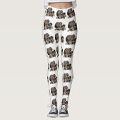 ミイラとベビーのカピバラ レギンス (正面)