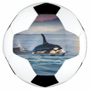 ミイラとベビーは海の中で サッカーボール