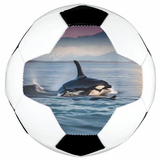 ミイラとベビーは海の中で サッカーボール (正面)