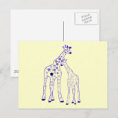 ミイラとベビーキリン ポストカード (正面/裏面)