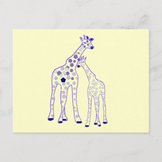 ミイラとベビーキリン ポストカード (正面)