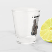 ミイラと人狼の飲むファンタジーアートショットグラス ショットグラス (左)