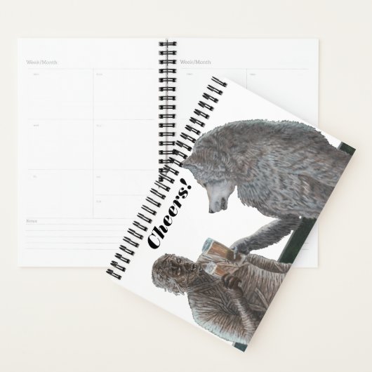 ミイラと人狼の飲むファンタジーアートプランナー プランナー手帳 (ディスプレー)