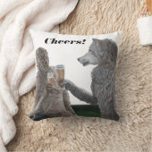 ミイラと人狼ビール応援枕 クッション (ブランケット)