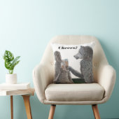 ミイラと人狼ビール応援枕 クッション (椅子)