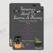 ミイラになろうとしている 招待状 (正面/裏面)