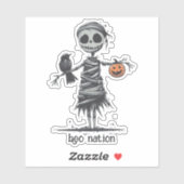 ミイラのかかし シール (シート)