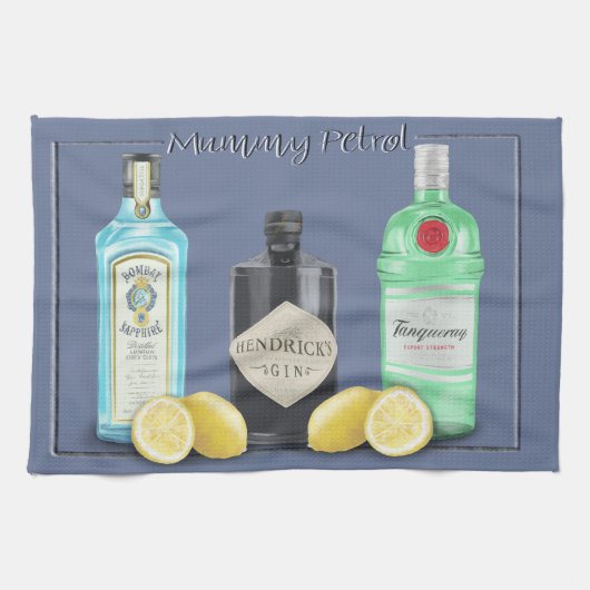 ミイラのガソリン キッチンタオル (横)