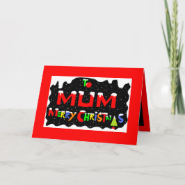 ミイラのクリスマスカード シーズンカード