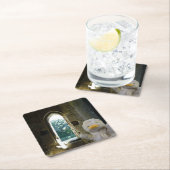 ミイラのダニー・ダック スクエアペーパーコースター (インサイチュ)