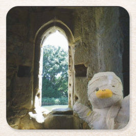 ミイラのダニー・ダック スクエアペーパーコースター