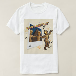 ミイラのナイトアウト ダンシング カートゥーン ファン Tシャツ