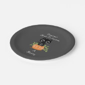 ミイラのプレートになる約誰か ペーパープレート (アングル)