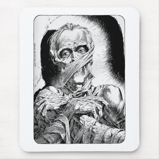 ミイラのマウスパッド マウスパッド (正面)