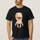ミイラのメンズTシャツ Tシャツ (正面)