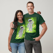 ミイラのモリス・オン・グリーン Tシャツ (ユニセックス)