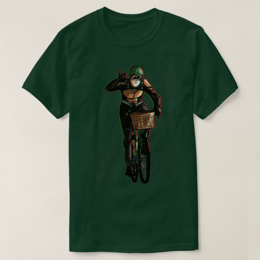 ミイラのライダーバイクルのトレンドtシャツ tシャツ (デザイン正面)