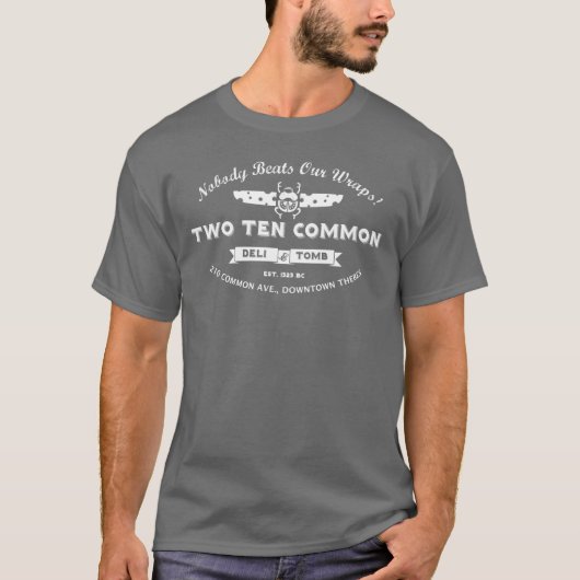 ミイラのレストランのTシャツ-きれいにして下さい Tシャツ (正面)