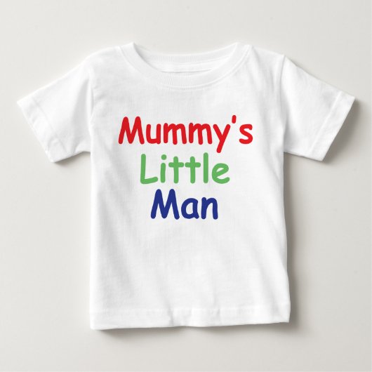 ミイラの小さな男Tシャツ ベビーTシャツ (正面)
