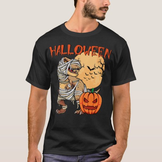 ミイラの恐竜Tレックス Tシャツ (正面)