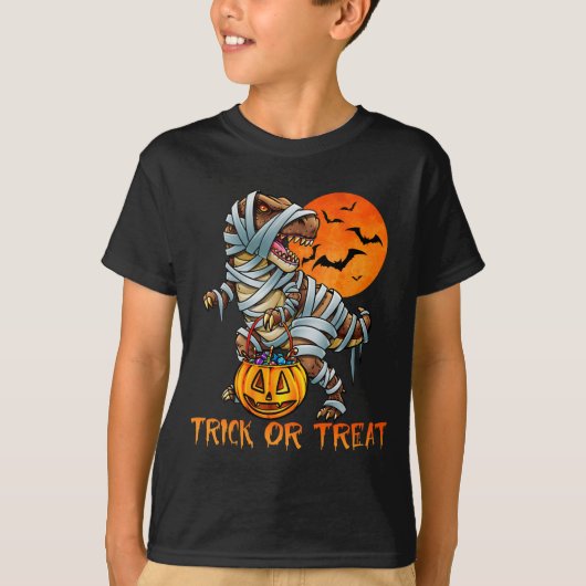 ミイラの恐竜Tレックス Tシャツ (正面)