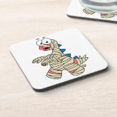 ミイラの格好をした漫画のステゴサウルス。 コースター (左側)
