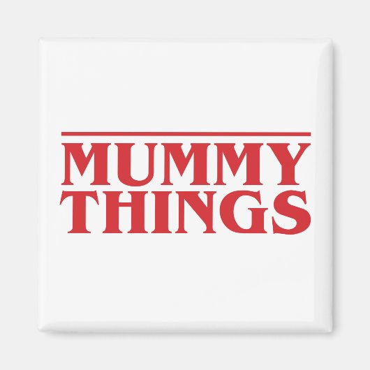 ミイラの物 マグネット (正面)