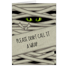 ミイラの目ハロウィーンそれをラップグリーンID685