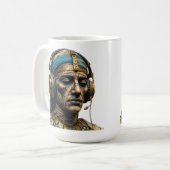 ミイラの目覚め - 古代エジプト コーヒーマグ コーヒーマグカップ (正面左)