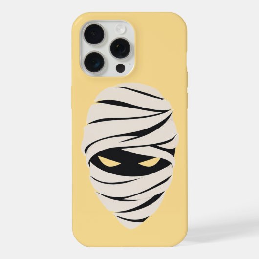ミイラの目 ハロウィン スマホケース iPhoneケース (裏面)