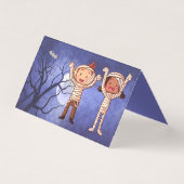 ミイラの衣装かわいい漫画の子供たちの教室 (正面)