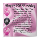 ミイラの詩-第60誕生日 タイル (正面)