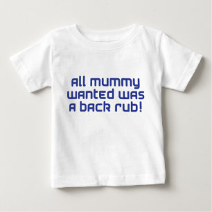 ミイラの青 ベビーTシャツ